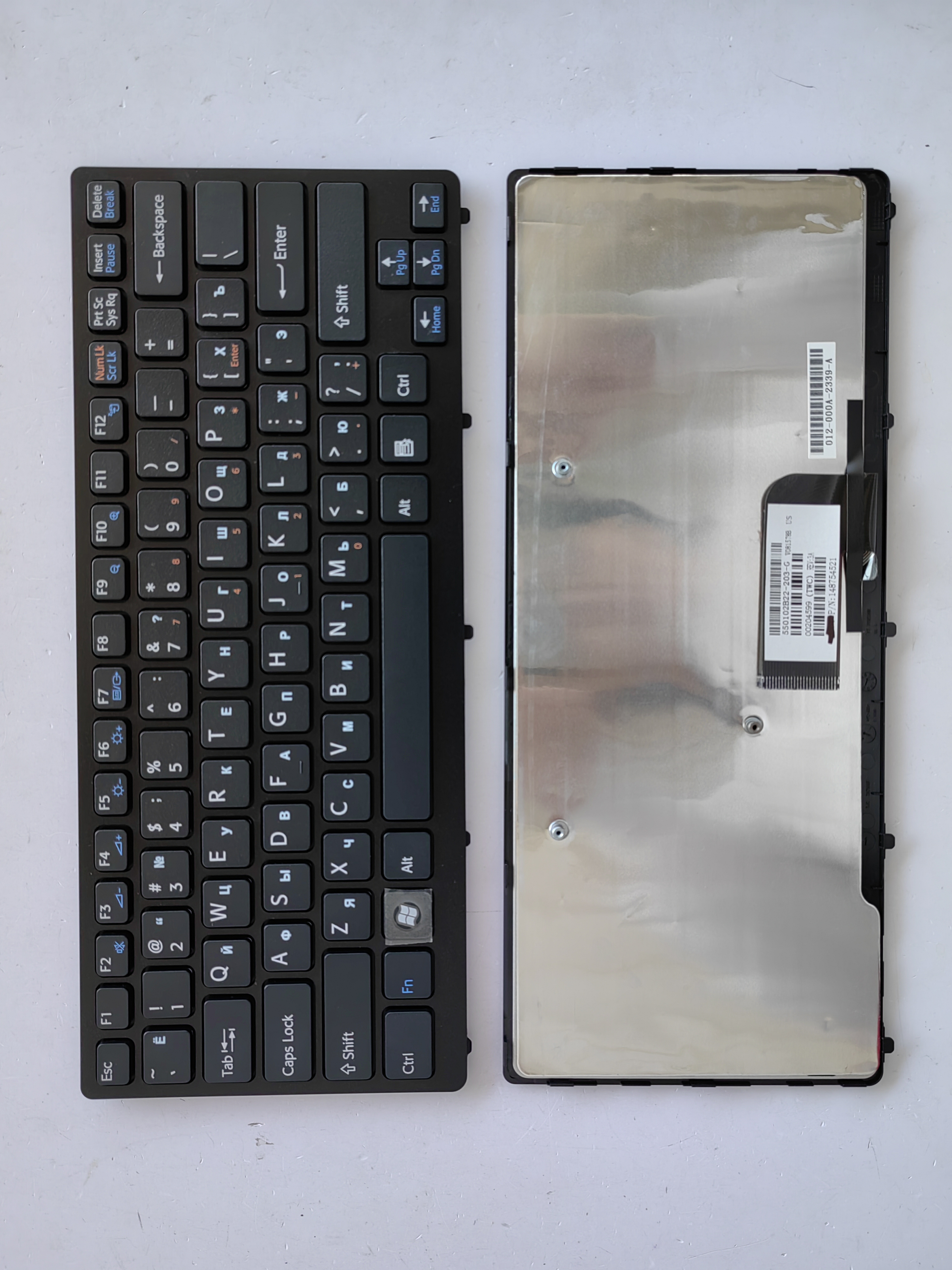 Picture of New Replacement Laptop Keyboard For SONY CW/VPC-CW/CW16EC/CW18FC BLACK FRAME BLACK RU Layout